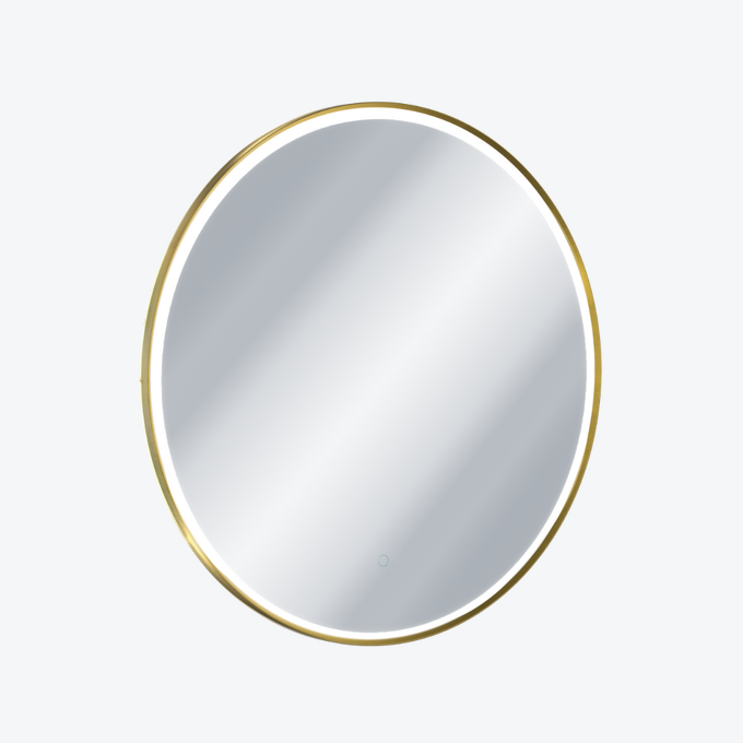 Corido Lustro LED 80cm Okrągłe Złoty