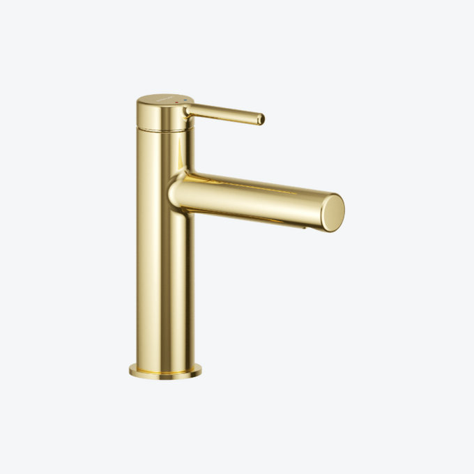 PI bateria umywalkowa stojąca, złoty połysk