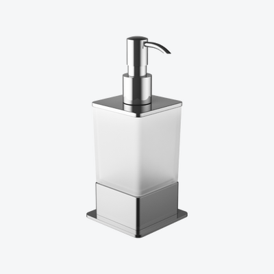 Riko dozownik do mydła w płynie stojący, chrom