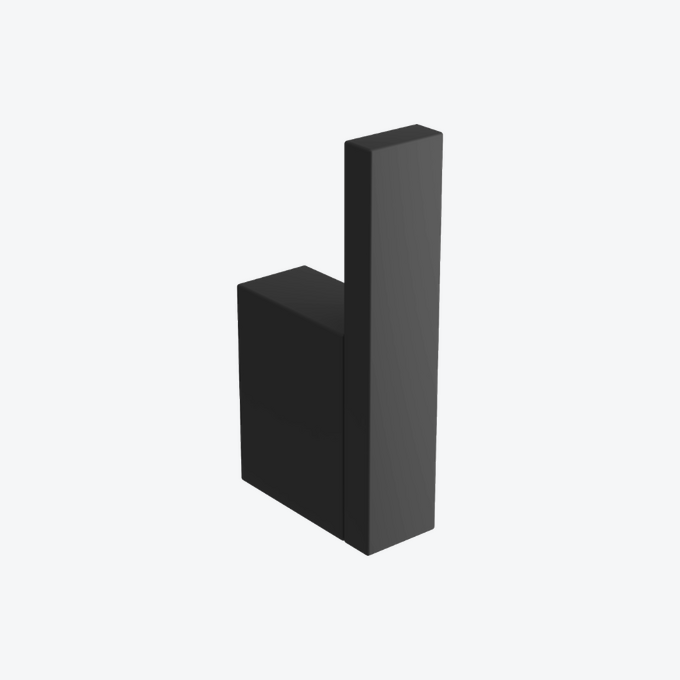 Riko haczyk pojedynczy, czarny mat