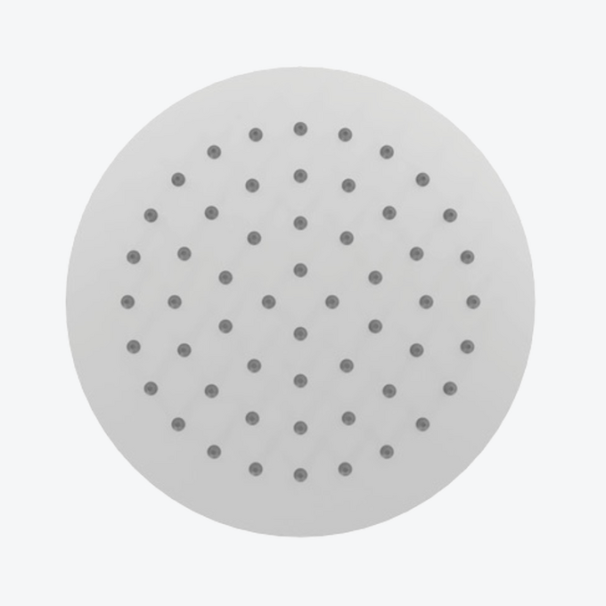 Głowica prysznicowa 25 cm okrągła slim, biały mat