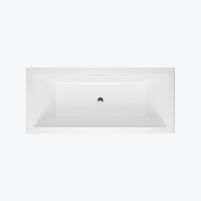 Heaven wanna prostokątna 160x75 cm z zestawem odpływowo-przelewowym Flow Excellent chrom
