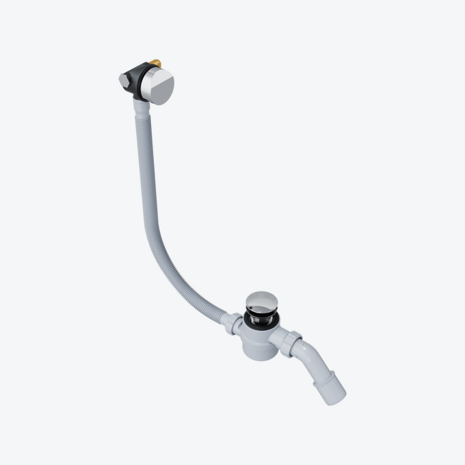 Hover Syfon wannowy z napełnianiem, chrom