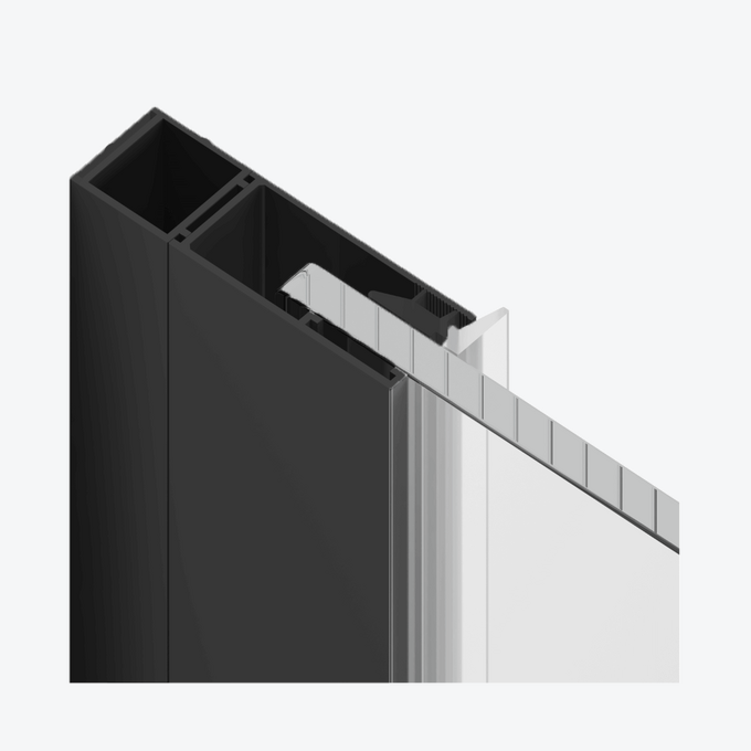 Rols profil poszerzający 15 mm, czarny mat