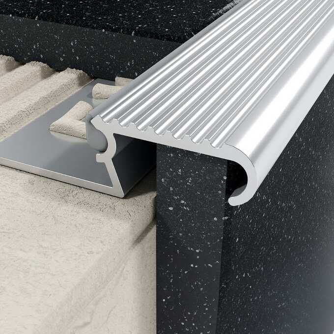 Profil Z schodowy 10 mm, długość 250 cm aluminiowy, surowy