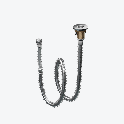 Dry Box zestaw wannowy okrągły, chrom