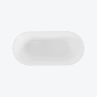 Holi 2.0 wanna owalna 170x76 cm wolnostojąca, biały połysk