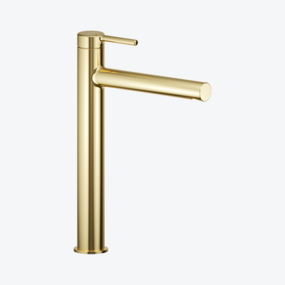 PI bateria umywalkowa stojąca wysoka, złoty połysk