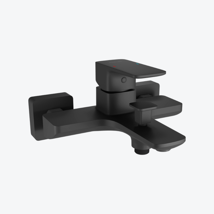 Keria bateria wannowo-prysznicowa, czarny mat