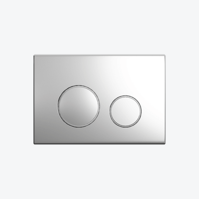 Nest przycisk spłukujący do stelaża podtynkowego WC Flaro Expert, chrom