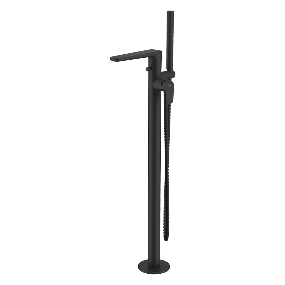 Clever 2.1 bateria wannowa wolnostojąca, czarny soft