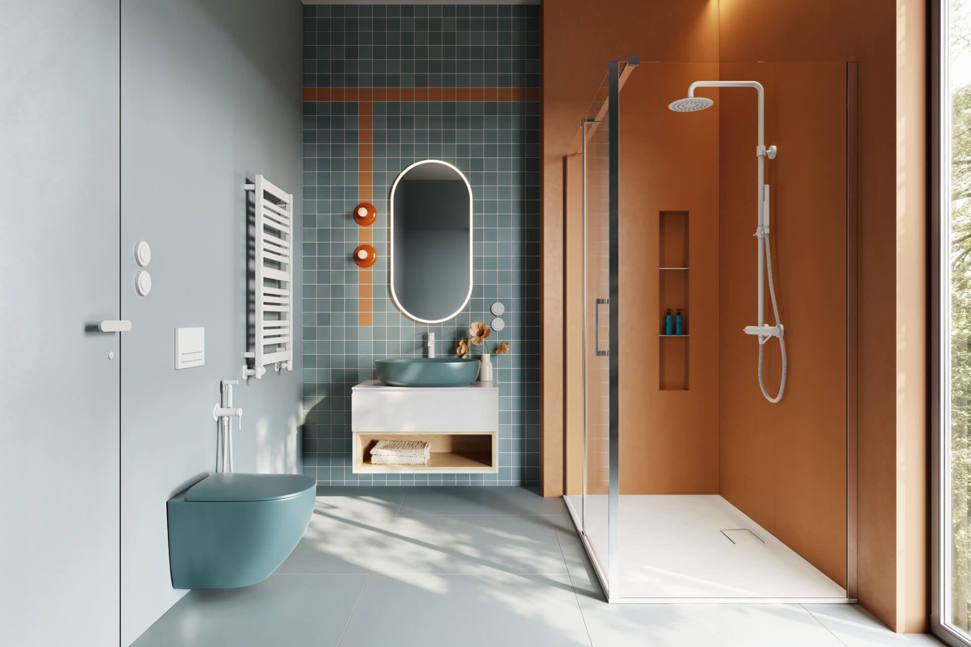 Tivo przycisk spłukujący do stelaża podtynkowego WC Flaro Expert, biały połysk