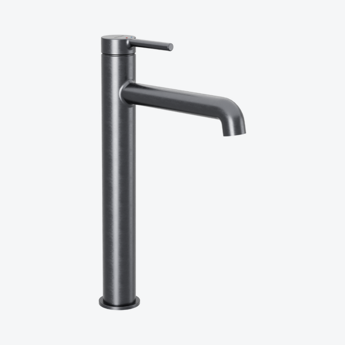 Delta PI bateria umywalkowa stojąca wysoka, grafit szczotkowany