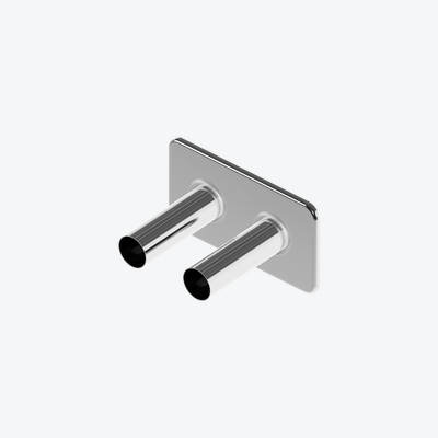 Caldo zestaw maskujący do zaworów grzejnikowych, 1x rozeta podwójna, chrom