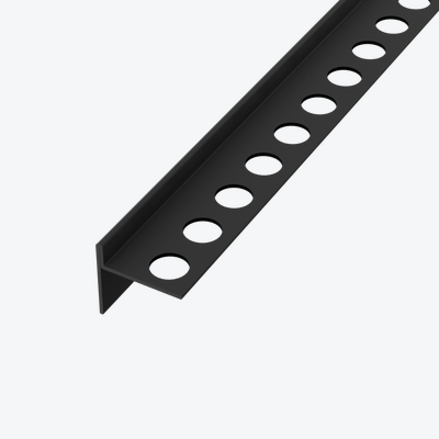 Profil brodzikowy 120 cm, spadkowy lewy stal nierdzewna, czarny mat