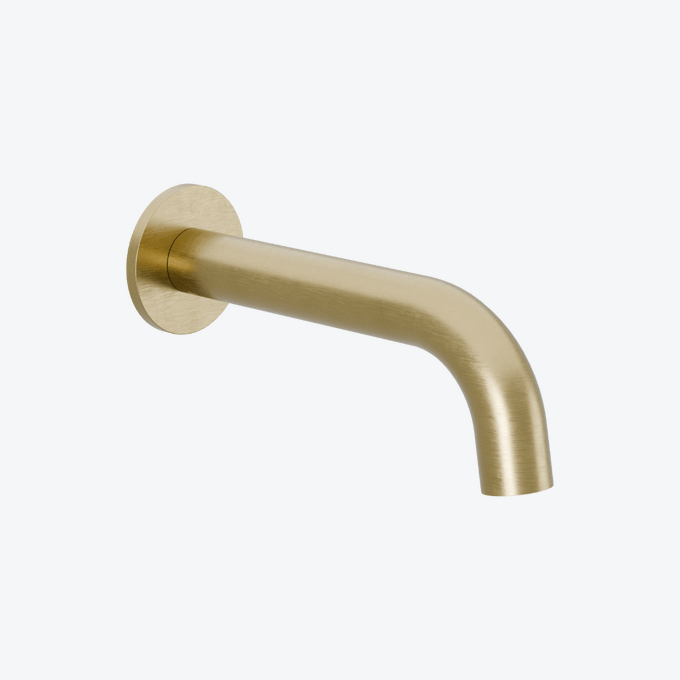 Delta PI wylewka wannowa ścienna, złoty szczotkowany