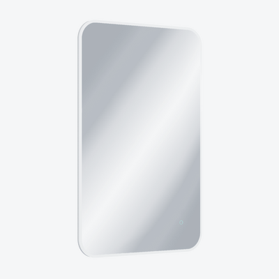 Lumiro lustro łazienkowe 120x80 cm prostokątne, oświetlenie LED mata grzewcza, rama akrylowa