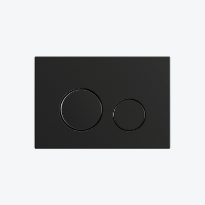 Nest przycisk spłukujący do stelaża podtynkowego WC Flaro Expert, czarny mat