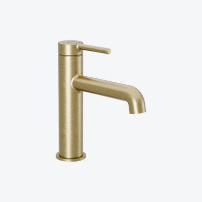 Delta PI bateria umywalkowa stojąca, złoty szczotkowany