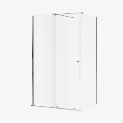 Ortigo kabina prostokątna narożna 140x90 cm, drzwi przesuwne, powłoka Clean Control, chrom