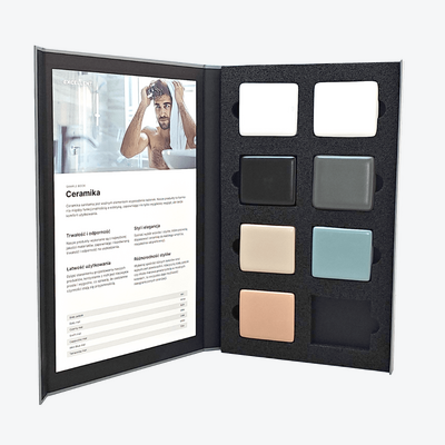 Próbnik kolorów 60 x 70 mm, ceramika