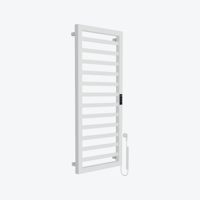 Brego Smart grzejnik łazienkowy elektryczny 115x50 cm, biały mat