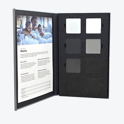 Próbnik kolorów 60 x 60 mm, wanny