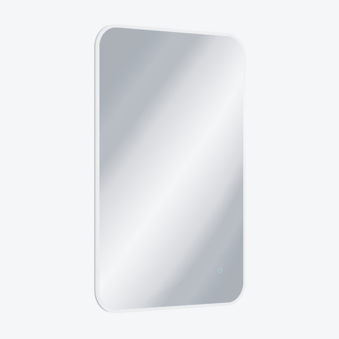 Lumiro lustro łazienkowe 120x80 cm prostokątne, oświetlenie LED mata grzewcza, rama akrylowa