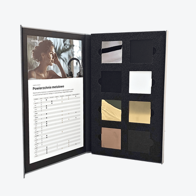 Próbnik kolorów 60 x 60 mm, powierzchnie metalowe