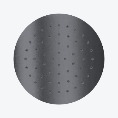 Głowica prysznicowa 25 cm okrągła slim, grafit szczotkowany