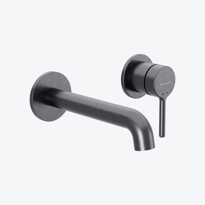 Delta PI bateria umywalkowa podtynkowa, grafit szczotkowany