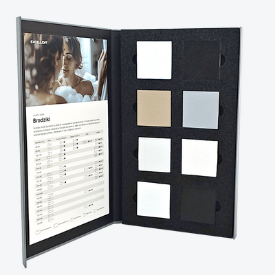 Próbnik kolorów 60 x 60 mm, brodziki