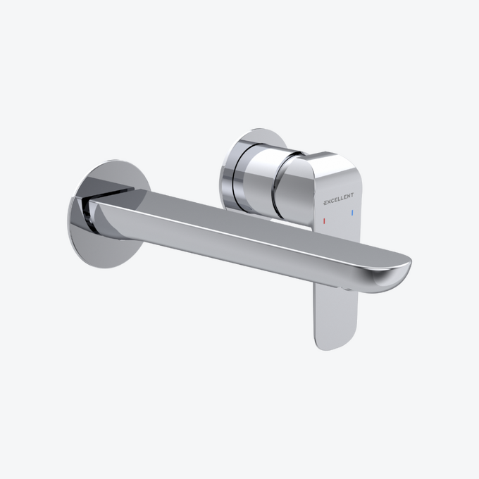 Clever 2.0 bateria umywalkowa podtynkowa komplet, chrom