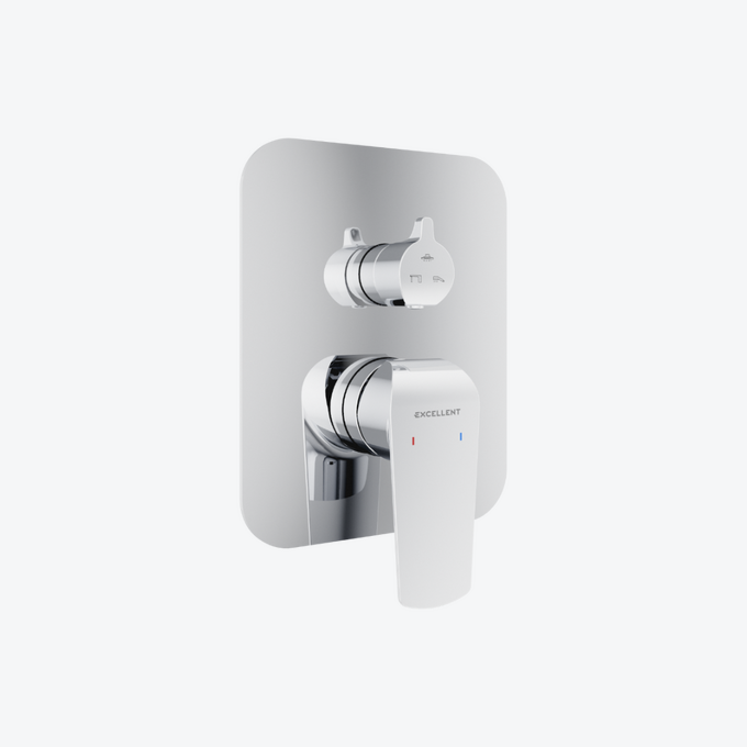 Clever 2.0 bateria prysznicowo-wannowa podtynkowa, 3 funkcyjna, chrom