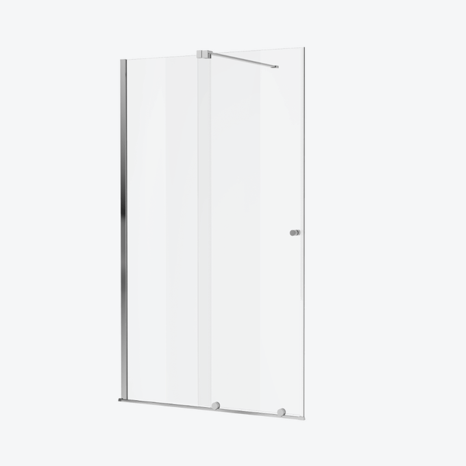 Ortigo walk-in drzwi prysznicowe przesuwne 120x200 cm, powłoka Clean Control, chrom