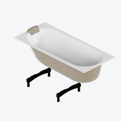 Zestaw promocyjny Wanna Oceana Mono Slim 160 + zagłówek KARO + nóżki wannowe